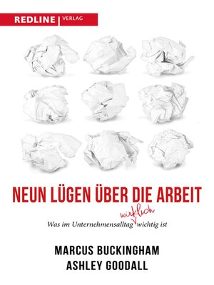 cover image of Neun Lügen über die Arbeit